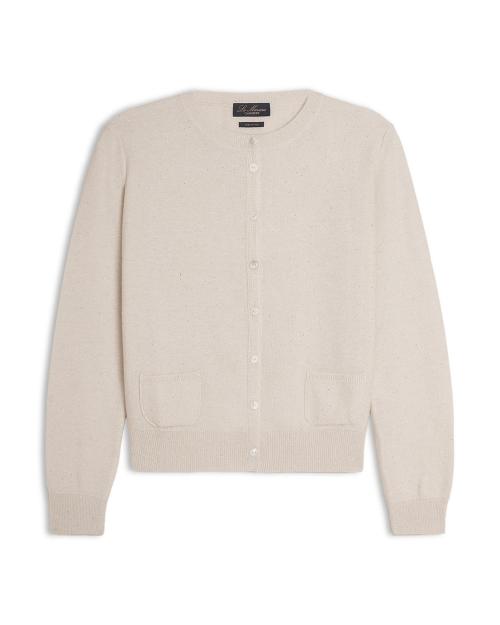 Cardigan in cashmere con paillettes
