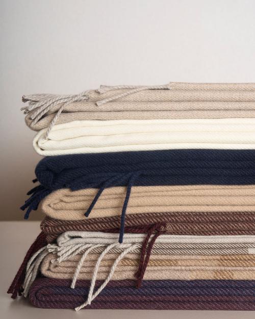 Plaid in puro cashmere 6 fili