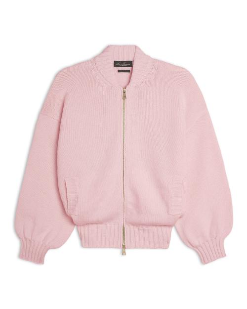 Bomber in lana e cashmere