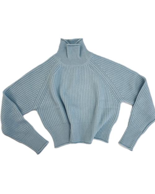 Cratere corto oversize in cashmere