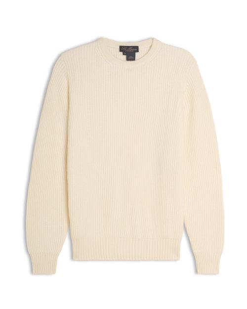 Girocollo uomo in cashmere 4 fili a costa inglese