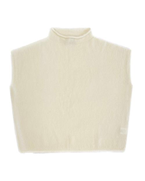 Cratere smanicato oversize in cashmere