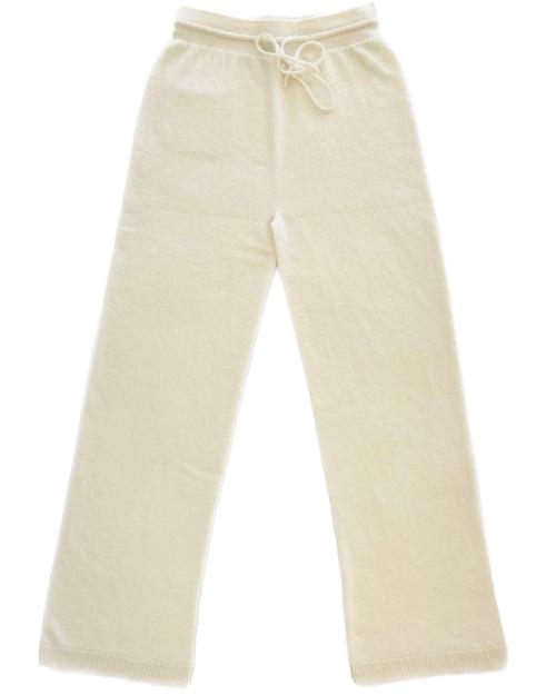 Pantalone palazzo in puro cashmere