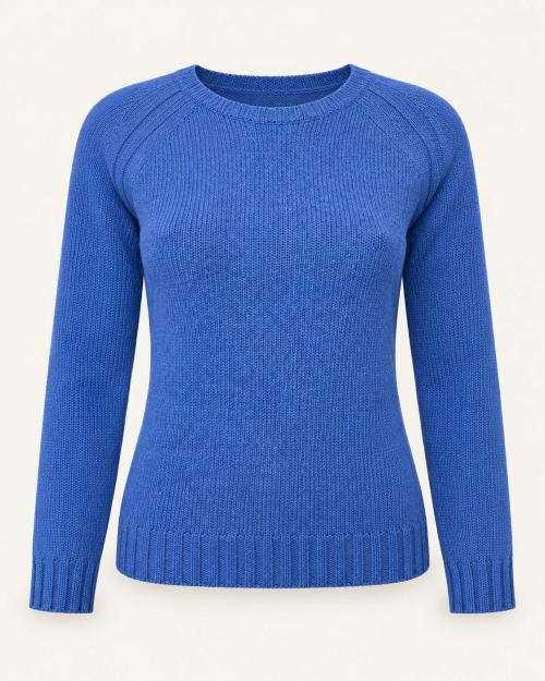 Maglia girocollo a barchetta 4 fili in puro cashmere disponibile in vari colori 