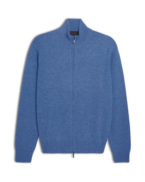 Maglia uomo in cashmere 4 fili con zip