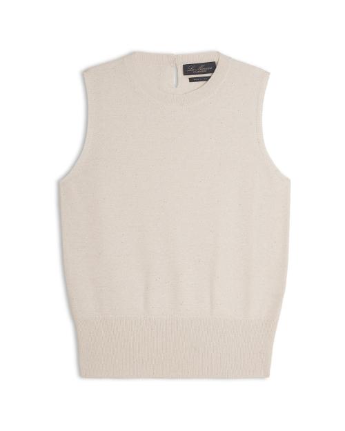 Gilet in cashmere con paillettes